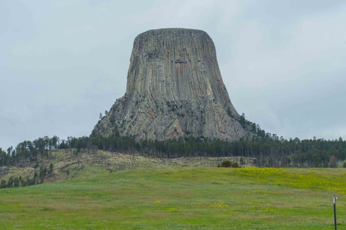 First VIew of Devils Tower