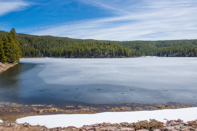 Nearly Forzen Lake