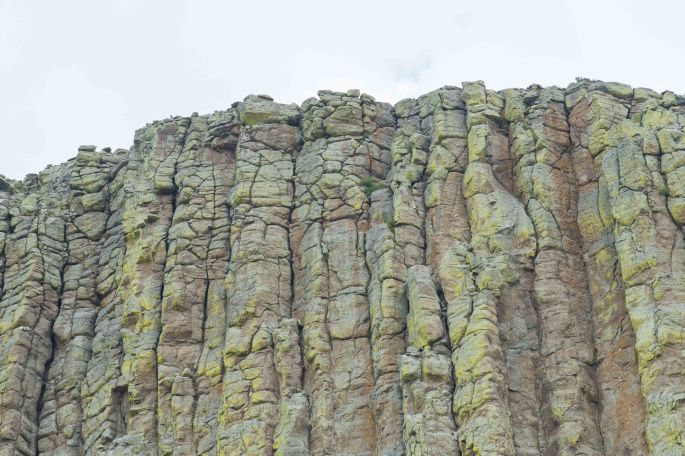 Top Detail of Devils Tower