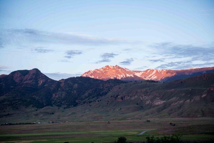 Daylight Hitting The Mountains
