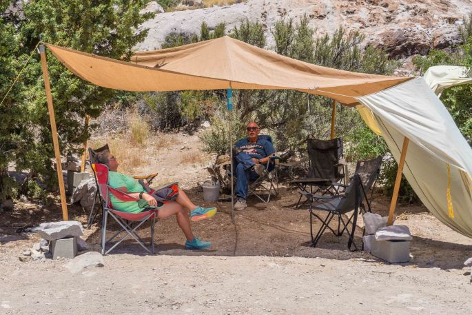 Donna and Steve Thinking About Hunting Topaz