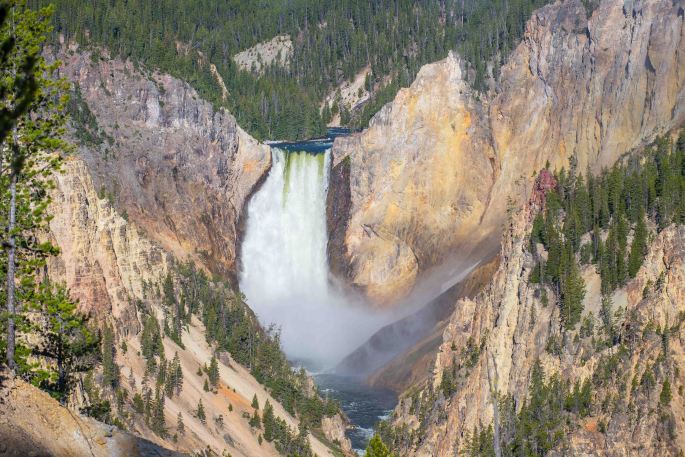 Lower Yellowstone River Falls