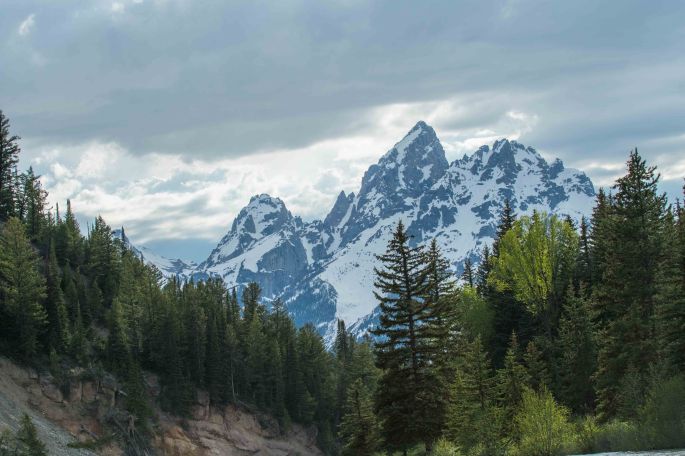 Mountain View From The River